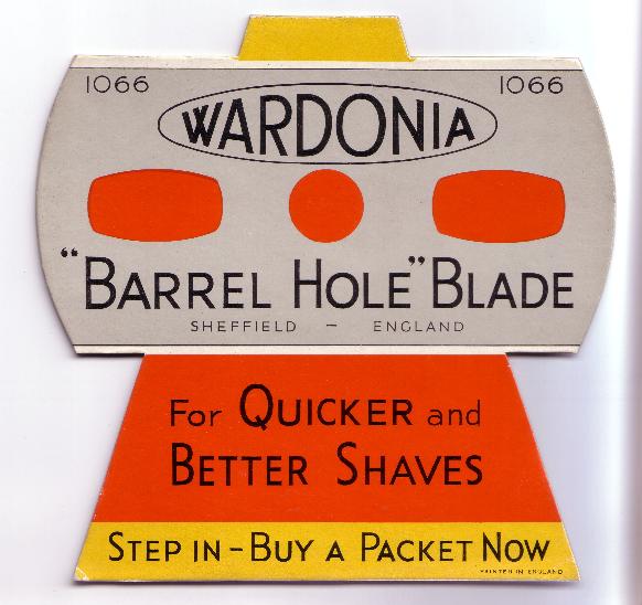 Wardonia Cardboard Advert